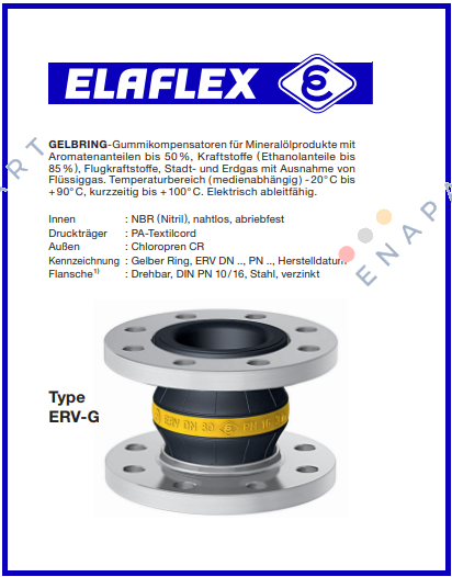 14126608 / ERV-G 100x150.16 Configurator ERV Rubber Expansion Joints